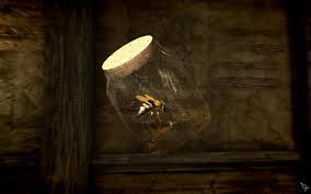 bee in jar